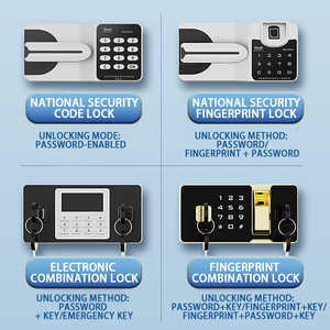 Bí Mật Tủ vân tay điện tử quốc gia kho báu khóa Tài Chính sắt an toàn lưu trữ dữ liệu cho các tập tin văn phòng mật khẩu khóa - Product Image 6