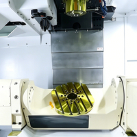 Centre d'usinage vertical CNC 5 axes de haute précision VMC BT40 pour le traitement des métaux avec système SYNTEC