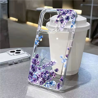 Coque de téléphone à motif de fleurs Coque antichoc pour iPhone 17 Coque arrière de protection aérienne pour iPhone 17 Pro Max 16 15 14 13