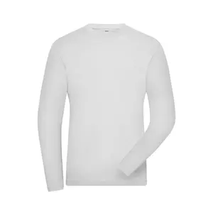 T-shirt a maniche lunghe Bio Stretch-Longsleeve Work, merchandising sostenibile - Product Image 2