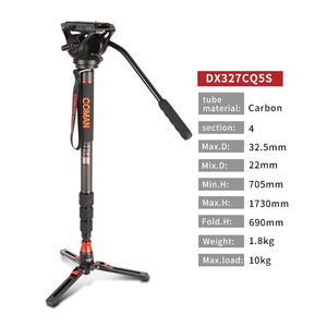 Coman dx327cq5s chất lỏng bóng Đầu Chuyên Nghiệp video Mini <span class=keywords><strong>Monopod</strong></span> cho bán buôn Nhà máy cung cấp dễ dàng để thực hiện - Product Image 2