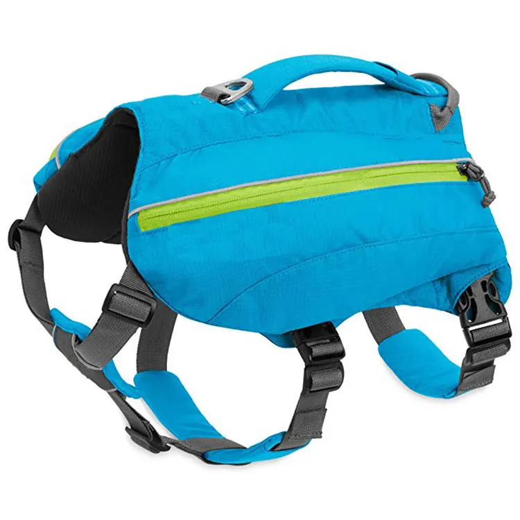 Outdoor Travel Reflective Hiking Backpack Harness Dog Agility Saddle Bag for Mountain Climbing and Training