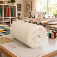 Rembourrage en coton naturel non blanchi de 96 pouces x 10 yards pour patchwork fait main, vente en gros, faible MOQ, personnalisable