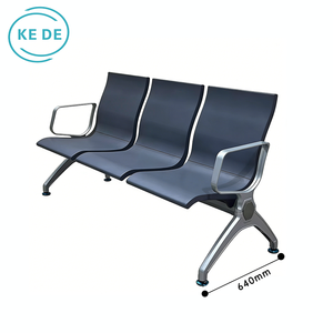 Precio de Fábrica Silla de Aeropuerto de 3 Plazas para Espera Pública Asiento para Sala de Espera de Hospital Muebles para Sala de Espera de Clínica Médica - Product Image 3