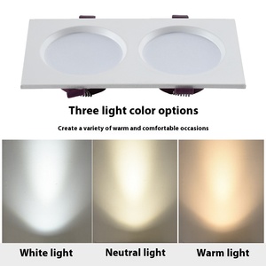 Nhà Máy Outlet <span class=keywords><strong>Led</strong></span> Double-headed Trần hình chữ nhật Đèn <span class=keywords><strong>Downlight</strong></span> Spotlight cho cửa hàng Trung Tâm Văn phòng căn hộ khách sạn - Product Image 3