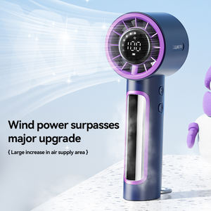 <span class=keywords><strong>2026</strong></span> 新款手持风扇 USB 迷你便携式桌面风扇 可折叠可穿戴式 适合户外使用 高速风扇 带登山扣 - Product Image 5