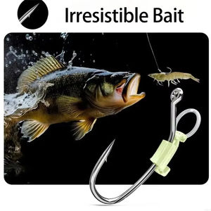 LM LM25317 Leurres lumineux pour crevettes vivantes, hameçons attachés, haute résistance, outils et accessoires de pêche en mer - Product Image 4