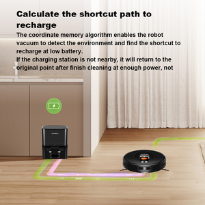 Lds Robot Vacuum Cleaner & <b>Mop</b> Liectroux T9,wet Dry <b>Cleaning</b>,self Empty,multi-floor Map,6500pa,carpet Boost,anti-tangle Brushes - Product Image 3