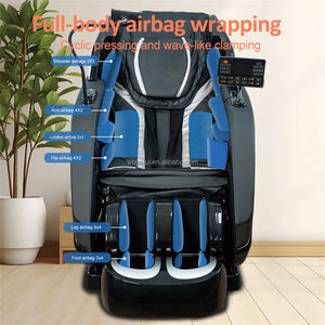 2025 nueva llegada de lujo 4D AI sofá eléctrico controlado por voz gravedad cero SL-Track Shiatsu Silla de masaje de cuello silla de masaje - Product Image 3