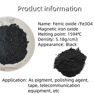 Độ tinh khiết cao fe3o4 bột Vật liệu mài mòn Oxit sắt Oxit bột cho phanh Pad fe3o4 hạt nano giá - Product Image 5