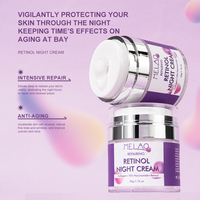 MELAO-Crème de nuit anti-âge au collagène et rétinol anti-rides éclaircissante, lifting du visage