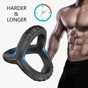 Harga Pabrik Mainan Seks untuk Pria Cincin Penis Cincin Penis Elastis Ereksi Lebih Keras Lebih Kuat Cincin Penis - Product Image 4