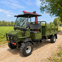 Meilleures ventes : Camion benne sur roues tout-terrain pour vergers, auto-déchargeur, transporteur à haute efficacité
