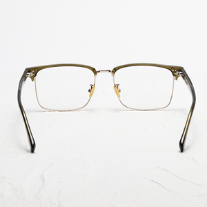 Gafas Retro de Montura Completa Rectangular 55-17-147 Anti-UV Ligeras Unisex para Adultos, Monturas para Corrección de Visión - Product Image 4