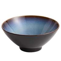 Vente directe bol en céramique nourriture occidentale assiette plat pour soupe nouilles salade de fruits marmite plats d'accompagnement ménage bol à manger