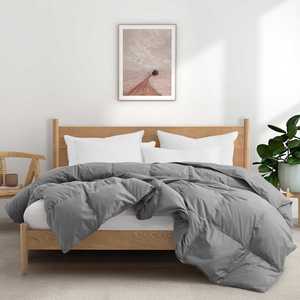 Weighted <b>Blanket</b> Bamboo Fiber Filling All Season Eco Friendly Khaki Light Gray Light <b>Blue</b> White Lotus Root Color Solid Pattern - Product Image 4