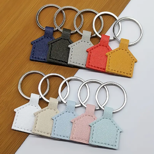 Porte-clés mini-maison en cuir tendance, créatif, pour voiture, breloque de sac, cadeau d'affaires unique, accessoire promotionnel d'entreprise - Product Image 2