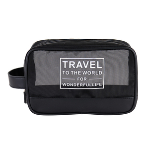Bolsa de Aseo de Malla Transparente para Mujer, Nueva Organizadora de Viaje Portátil con Cremallera para Vacaciones y Playa - Product Image 1