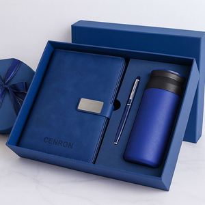 Modern Office Gift Set Featuring A5 PU Leather Notebook <b>Pen</b> <b>Refill</b> and Thermal Bottle Suitable for Corporate Gifts - Product Image 6