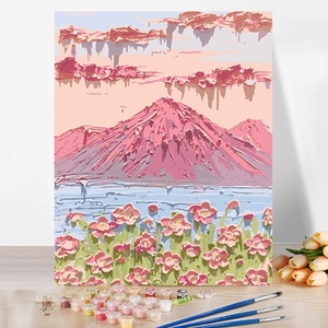 Peinture <span class=keywords><strong>par</strong></span> numéros pour adultes enfants Kit dessin peint à la main toile bricolage peinture à l'huile peinture <span class=keywords><strong>par</strong></span> numéros - Product Image 3