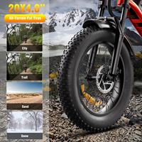 Vélo de montagne électrique, cadre en aluminium, moteur sans balais 48V 1500W, 7 vitesses, pneus larges, deux places, haute vitesse, utilisation urbaine en extérieur, batterie au lithium