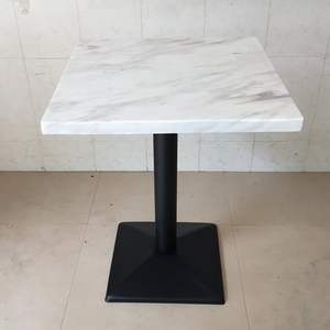 <span class=keywords><strong>Table</strong></span> à manger <span class=keywords><strong>rectangulaire</strong></span> moderne en marbre avec pieds en métal pour café, restaurant de nouilles, hôtel, salon de thé - Meuble de salle à manger 4 places - Product Image 6