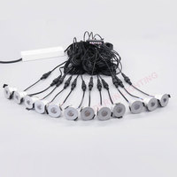 12V 3w Mini Led Spots IP65 avec câble de 5m pour véranda terrasse toiture éclairage de jardin extérieur