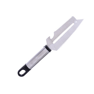 Stainless Steel Multi Functional Peeler 3 Pieces Fruit Vegetable Knife Bottle Opener Kitchen Tool - Product Image 5