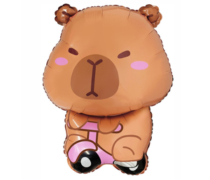 Globo de Aluminio de Capibara Mate para Múltiples Ocasiones, Decoración de <span class=keywords><strong>Fiesta</strong></span> de Cumpleaños, Globo de Aire Flotante de Pie - Product Image 6