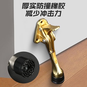 Hotel Door <b>Stopper</b> with Fireproof Foot Pedal Swing Top Positioning Device Fire Door's Essential Safety Feature - Product Image 3