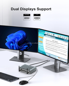 كمبيوتر صغير رباعي النواة J4125 مع 4 جيجابت G LAN Nics VGA جدار حماية صناعي بدون مروحة جديد <span class=keywords><strong>DDR4</strong></span> <span class=keywords><strong>RAM</strong></span> AU المكونات - Product Image 3