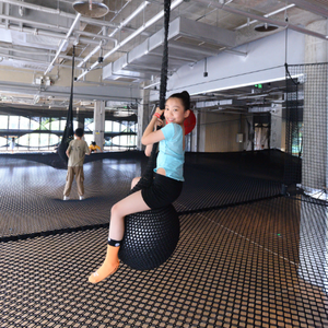 Netstribe Black Indoor corda trampolino e Swing Set | Soft Play Ball Swing e reti da arrampicata per uso parco giochi integrato - Product Image 2