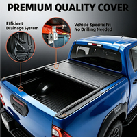MASSAIT Power 4X4 Hard Roller Lid Aluminum Retractable Pickup Truck Bed Electric Roll up Tonneau Cover for Toyota Hilux Vigo GWM