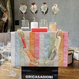 Bolsos de lujo para mujer, bolsos de marca de alta calidad en acrílico, bolso de mano moderno y elegante, bolso para vestidos. - Product Image 3