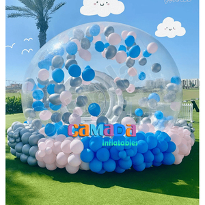 Maison <span class=keywords><strong>gonflable</strong></span> de rebond de ballon de dôme clair de tente commerciale de <span class=keywords><strong>bulle</strong></span> de PVC <span class=keywords><strong>pour</strong></span> le <span class=keywords><strong>jardin</strong></span> de partie d'enfants - Product Image 2