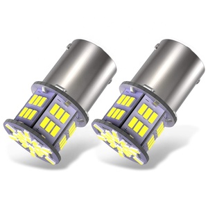 <span class=keywords><strong>Feu</strong></span> de <span class=keywords><strong>Stop</strong></span> arrière de voiture, <span class=keywords><strong>ampoule</strong></span> blanche tendance pour intérieur de véhicule, BA15S 1156 BAY15D 1157, 6000K 12V 3014 50SMD, LED - Product Image 4