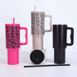 Vaso Térmico Personalizado de Acero Inoxidable 304 de Gran Capacidad con Pajita para Uso en Exteriores, Botella de Agua para Mujer - Product Image 5