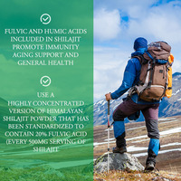 Supplément d'extrait de Shilajit de l'Himalaya personnalisé de qualité supérieure pour le soutien au vieillissement et la santé générale Capsules de Shilajit Force de 2000mg