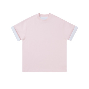 T-shirt da uomo di alta qualità di lusso 2025 estate alla moda t-shirt da uomo 280g a due colori a maniche corte per uomo donna - Product Image 5