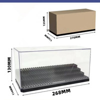 Boîte de rangement à étages pour collection de figurines Gao Bricks, compatible avec les figurines, présentoir de collection