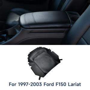 ฝาครอบที่วางแขนกลางรถฟอร์ด F150 หนังไมโครไฟเบอร์ สีดำ เทา เบจ กล่องเก็บของ ปี 1997 2003 รุ่นอเมริกา - Product Image 4