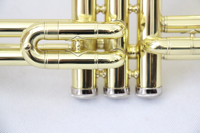 B Flat Gold Lacquer Brass Wholesale Student Level Trombone With Case