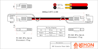 12V 2 Pin SAE ke SAE kabel ekstensi konektor cepat memutuskan kawat konektor Harness untuk otomotif, Panel surya SAE Plug