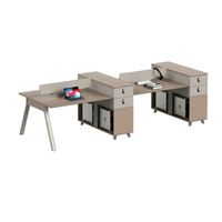 Bureau de direction moderne et luxueux pour patron ou PDG, convertible et extensible, en panneaux de bois, mobilier de bureau