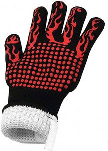 Gants de cuisson antidérapants en silicone de qualité alimentaire, résistants à la chaleur jusqu'à 800°F, pour la cuisine - Product Image 5