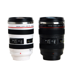 Gift 400ml Bpa-free Stainless Steel Vacuum <b>Thermal</b> Tumbler Coffee Mug With <b>Camera</b> Lens Lid Stainless Irregular Cup - Product Image 2