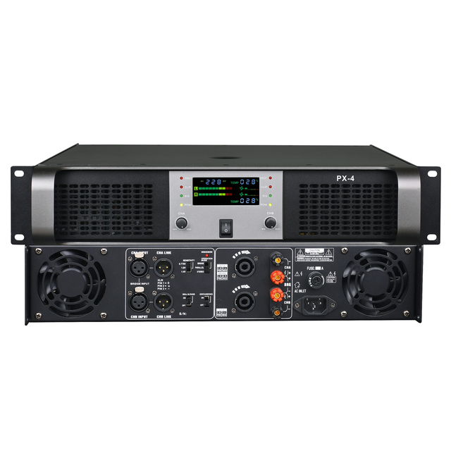 2U/3U Rack Mount 2 Channel High Power Professional Class D Digital Power Amplifier  Stereo Bridgeable for Stage DJ KTV PA System