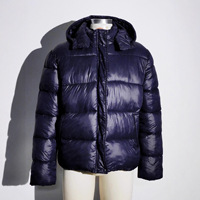 Veste en duvet pour homme avec logo personnalisé, veste en duvet de luxe de haute qualité, décontractée, à capuche, résistante au froid et chaude