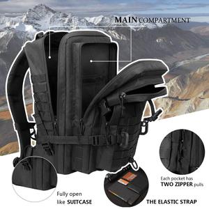 Tidewe Travel Storage Sport Tactical Range Ed40 <span class=keywords><strong>Mochila</strong></span> <span class=keywords><strong>50</strong></span> <span class=keywords><strong>Litros</strong></span> Negro Impermeable Con Usb - Product Image 3