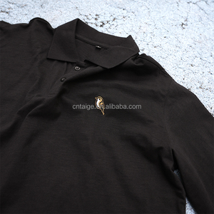 Camiseta Polo de Algodón Personalizada con Cuello de Punto y Logotipo Bordado con Botón - Product Image 4